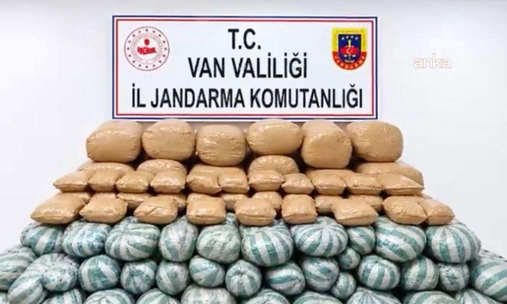 Van'da 517 kilogram uyuşturucu madde ele geçirildi