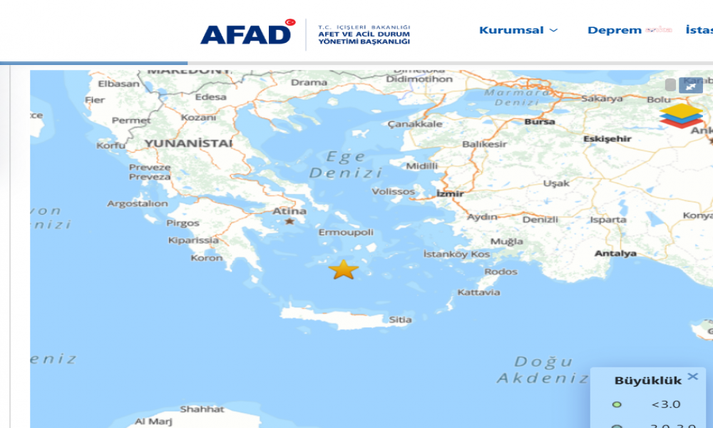 Ege Denizi dünden beri art arda sallanıyor