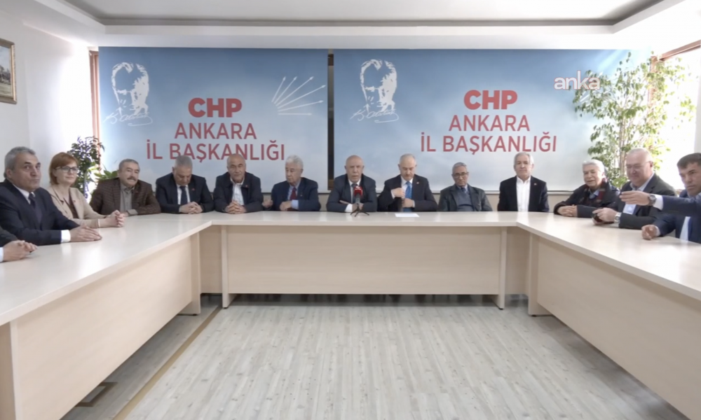 CHP'nin önceki dönem Ankara il başkanlarından açıklama: 
