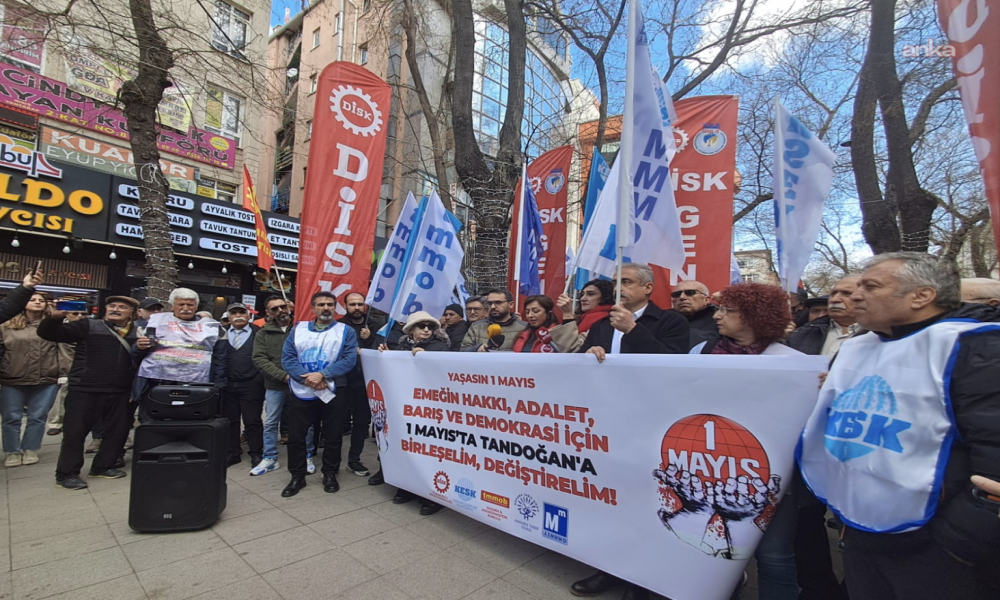 Ankara'da 1 Mayıs çağrısı: 