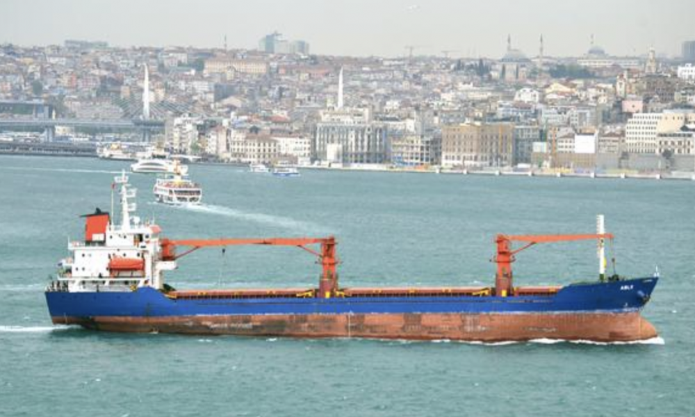 Bulgaristan açıklarında İHA saldırısına uğrayan yük gemisi battı