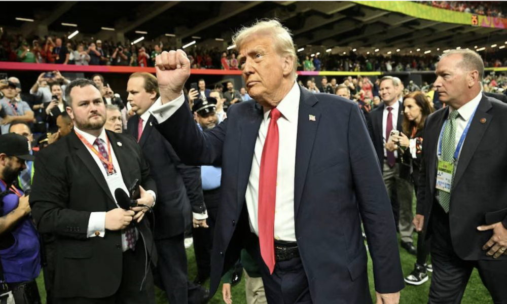 ABD Başkanı Trump, Süper Bowl'a katılan ilk başkan oldu