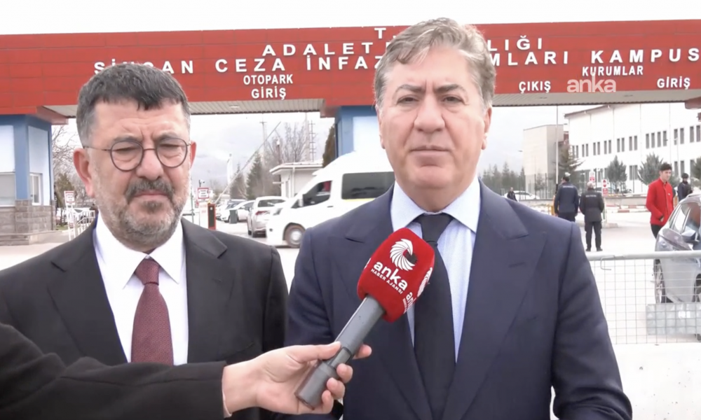 CHP’li Emir ve Ağbaba, Sincan Cezaevi’nde Tanju Özcan’ı ziyaret etti: 