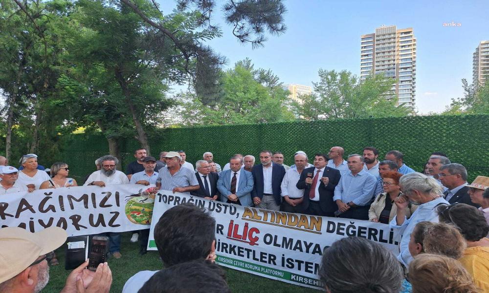 Kırşehir'de altın madenciliğine ilişkin inceleme ve değerlendirme sonuçlandı: Firmaya 3 ay süre tanındı