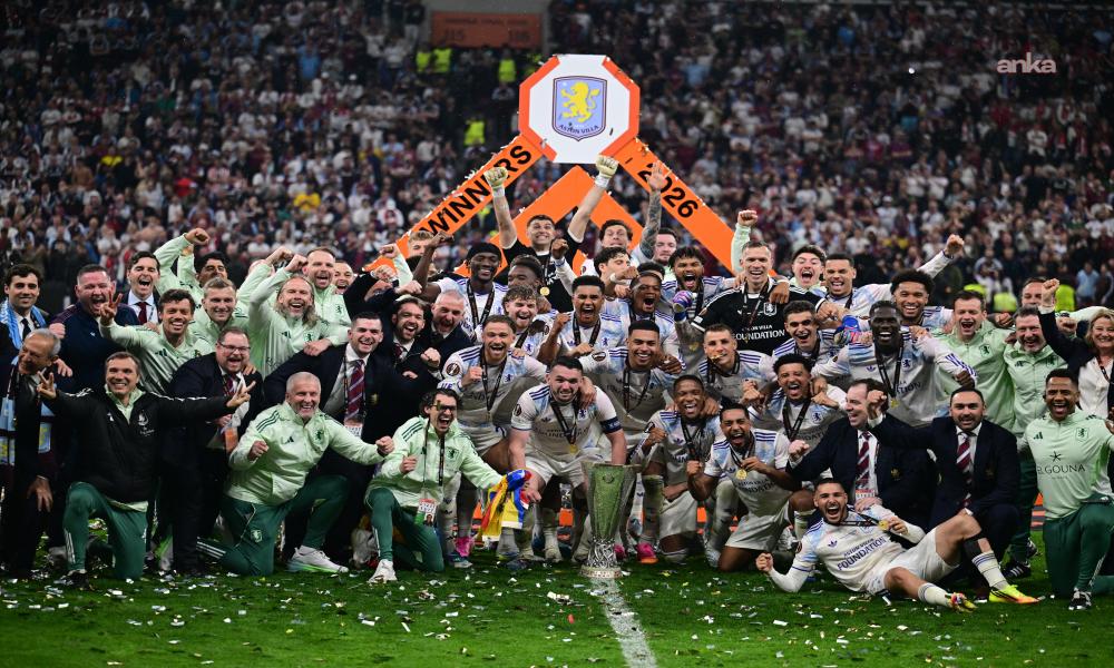 İstanbul'da oynanan finalde Aston Villa, UEFA Avrupa Ligi şampiyonu oldu