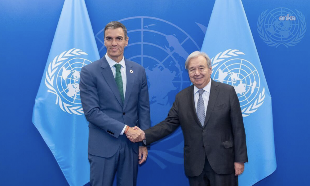 BM Genel Sekreterş Guterres ile İspanya Başbakanı Sanchez görüştü; Orta Doğu, iklim ve yapay zeka ele alındı