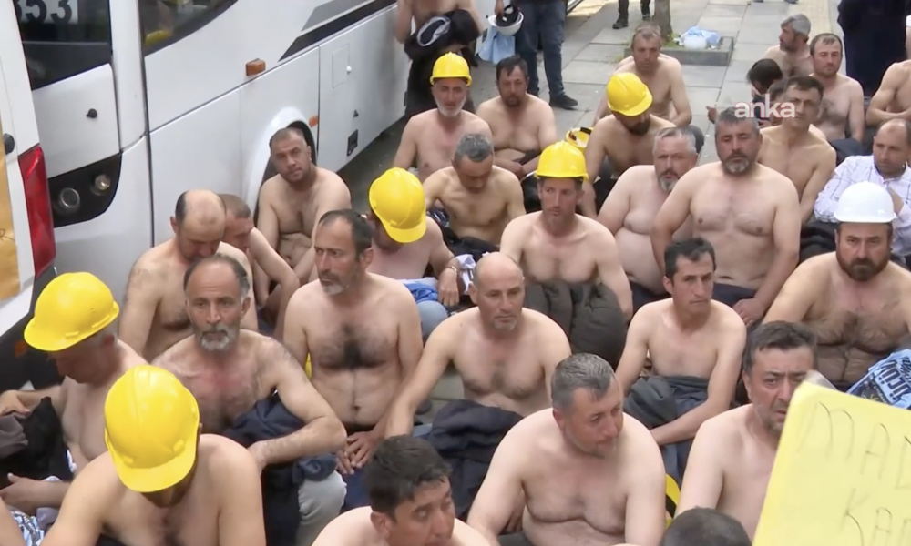 Doruk Madencilik işçileri, Enerji ve Tabii Kaynaklar Bakanlığı önünde açlık grevi başlattı